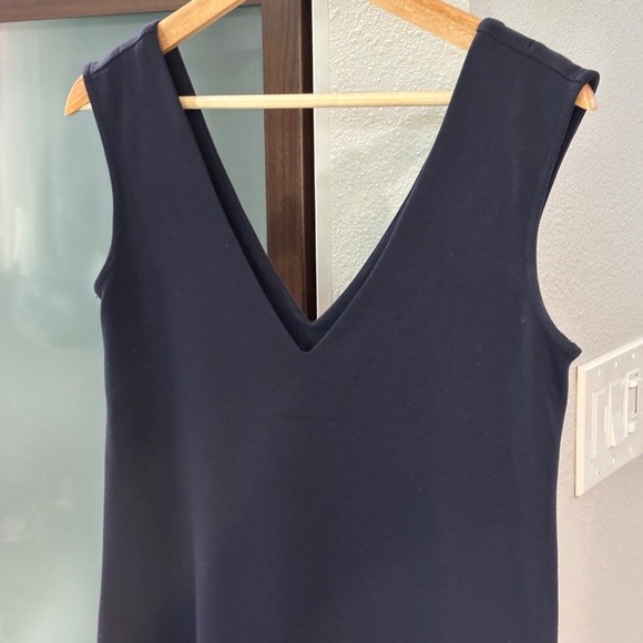 Diane Von Furstenberg Shift Dress w/ Pockets - Navy Blue Size 2 - Picture 5 of 8